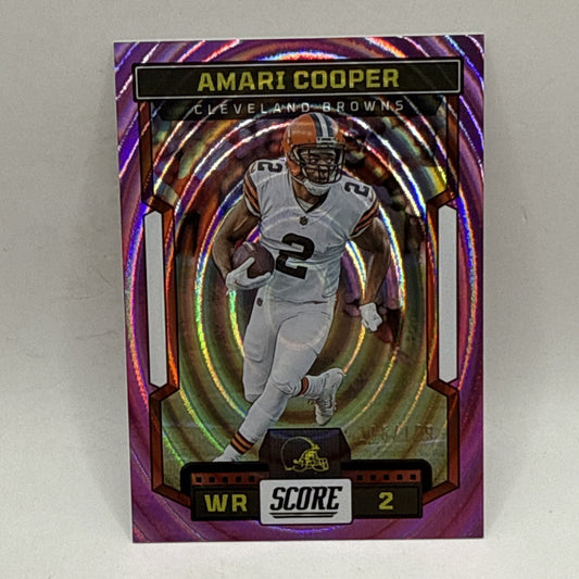 2023 Panini Score Football Amari Cooper Pink SP /199 NFL Browns Rare Card