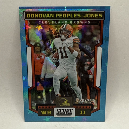 2023 PANINI SCORE DONOVAN PEOPLES-JONES #213 NFL FOOTBALL BROWNS /299