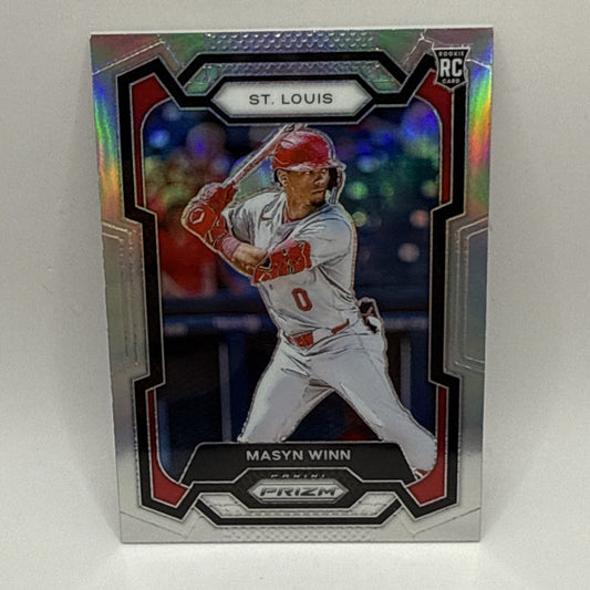 2024 Panini Prizm - Silver Prizm Refractor #256 Masyn Winn (RC) St.Louis MLB
