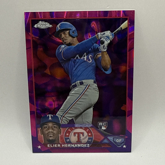 2023 Topps Chrome #USC135 Elier Hernandez Magenta/Purple Lava Lamp #/299 (JB)