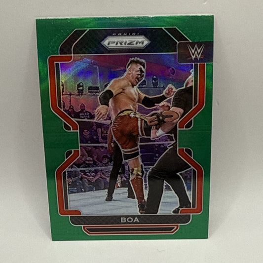 Boa 2022 Panini Prizm Green Prizm #126 WWE NXT Wrestling