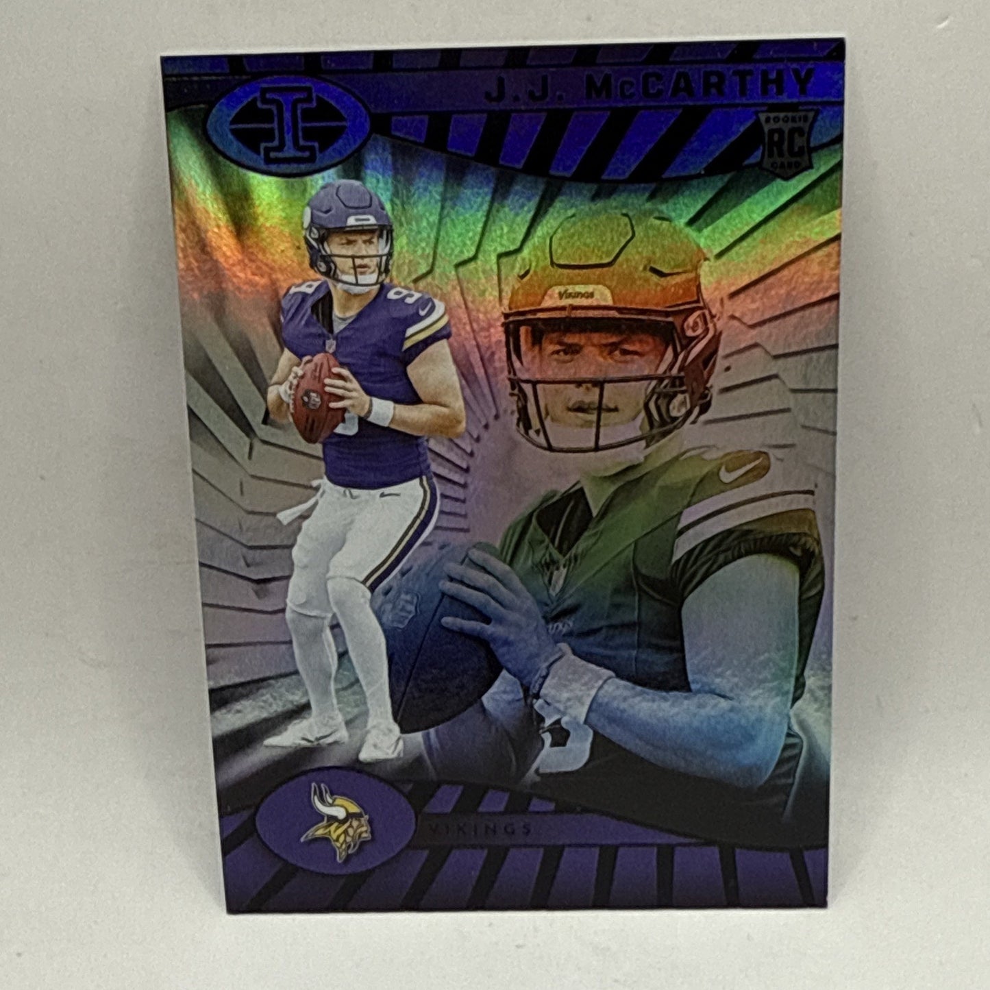2024 Illusions J.J. McCarthy RC #100 | Minnesota Vikings NFL Rookie Card