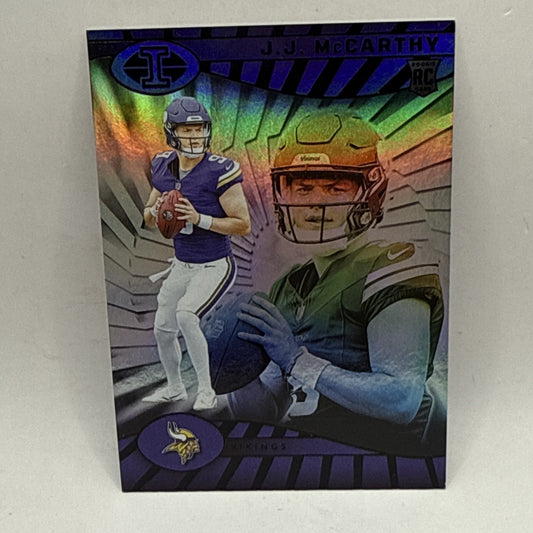 2024 Illusions J.J. McCarthy RC #100 | Minnesota Vikings NFL Rookie Card