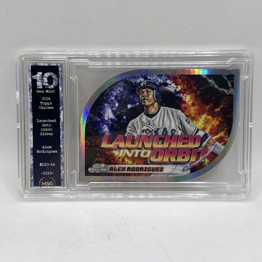 2024 Topps Cosmic Chrome - Launched Into Orbit #LIO-14 Alex Rodriguez