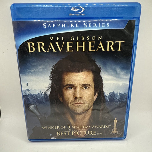 Braveheart (Blu-ray Disc, 2013, 2-Disc Set) Mel Gibson - Sapphire Series