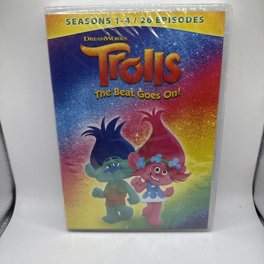 Trolls The Beat Goes On! - Seasons 1 - 4 (2019) DVD Brand New Sealed Cartoon