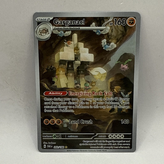 Garganacl 202/182 Sv04: Paradox Rift Holo Pokemon Card LP Tcg Collectible