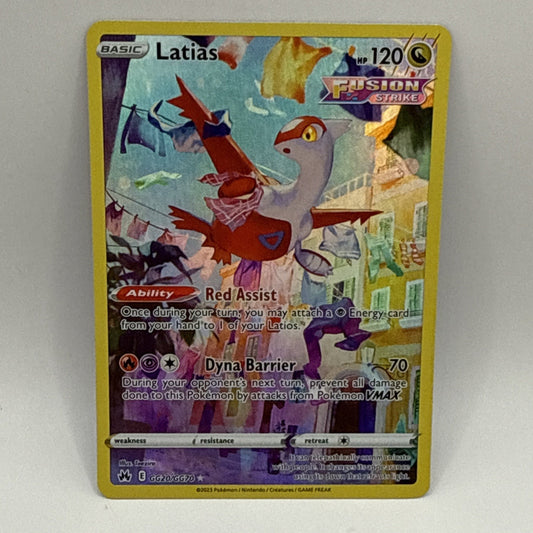 Latias GG20/GG70 Ultra Rare Crown Zenith: Galarian Gallery Pokemon TCG LP