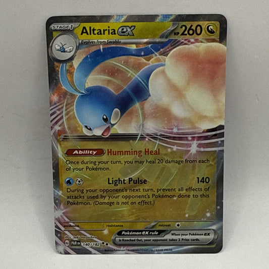 Altaria ex 140/182 Sv04: Paradox Rift Holo Pokemon MP Trading Card
