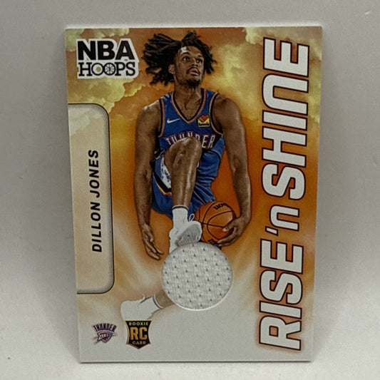 2024-25 Panini Nba Hoops - Rise N Shine Memorabilia #RSM-DJT Dillon Jones