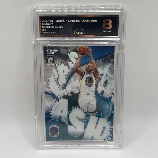 2020-21 Panini Donruss Optic Basketball Stephen Curry Splash #3 Warriors