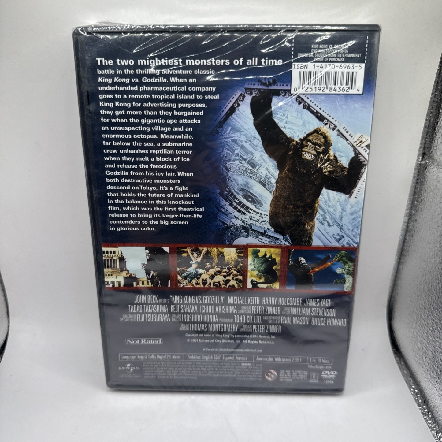King Kong Vs. Godzilla (DVD, 1962) Brand New Sealed - Classic Movie