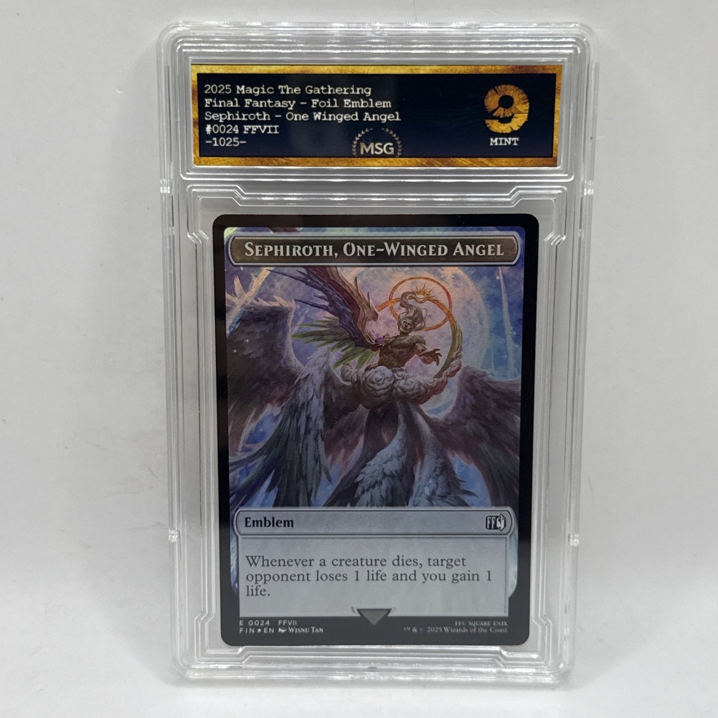 Sephiroth, One-Winged Angel | Robot Warrior - Emblem Token Foil - Final Fantasy