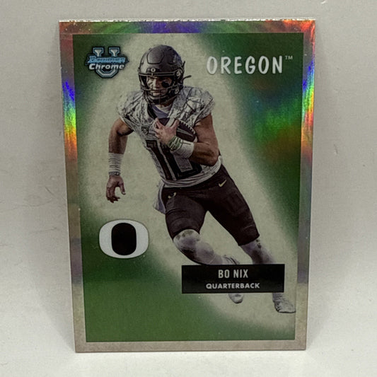 2023 Bowman U Chrome 1955 Bo Nix RC Oregon Ducks Denver Broncos