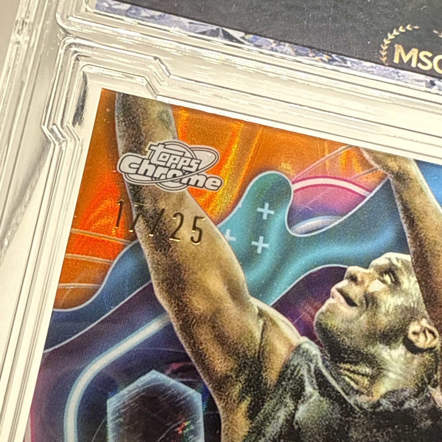 2023-24 Topps Cosmic Chrome SHAQUILLE O'NEAL oneal ORANGE /25 Graded 10 NBA