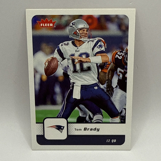 2006 Fleer Tom Brady #57 Mint New England Patriots Football
