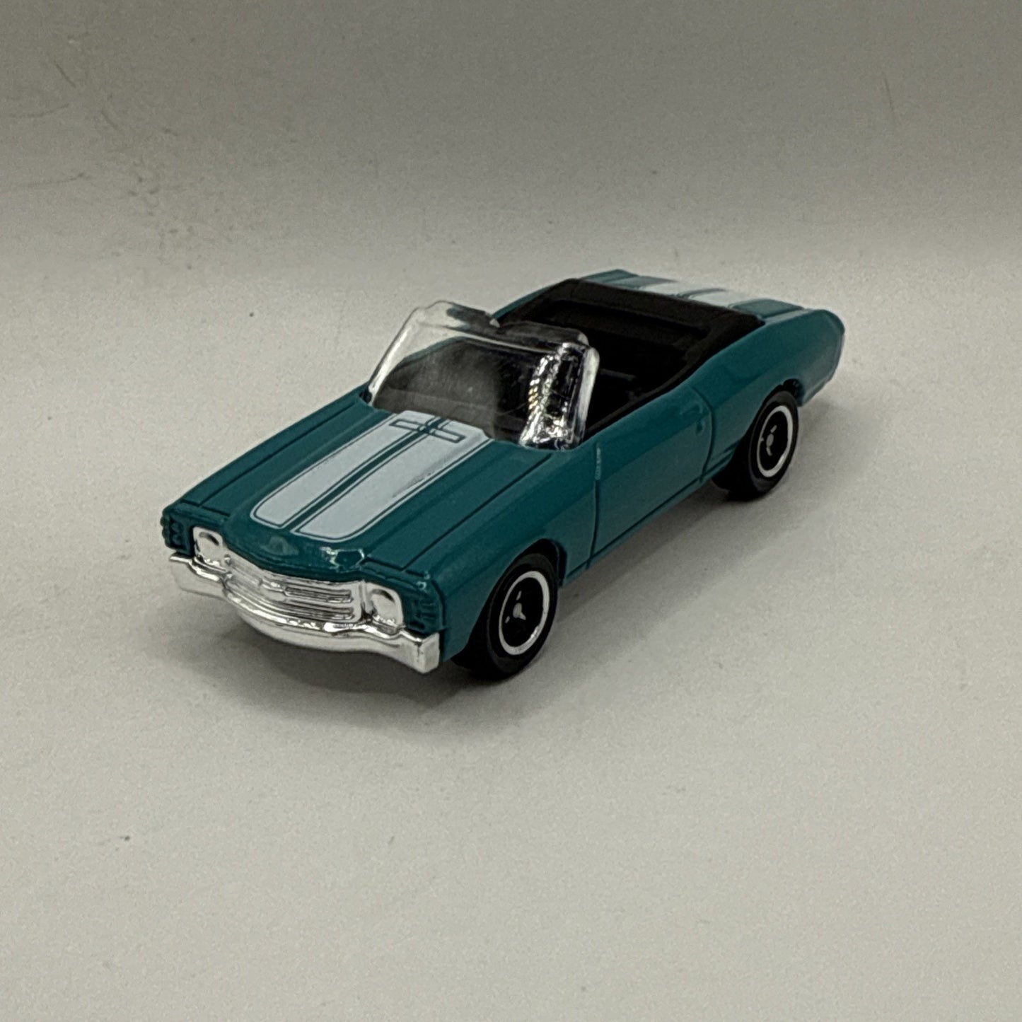 1971 Chevy Chevelle Convertible Matchbox 2024 Blue Highways II Blue 1:64 Scale