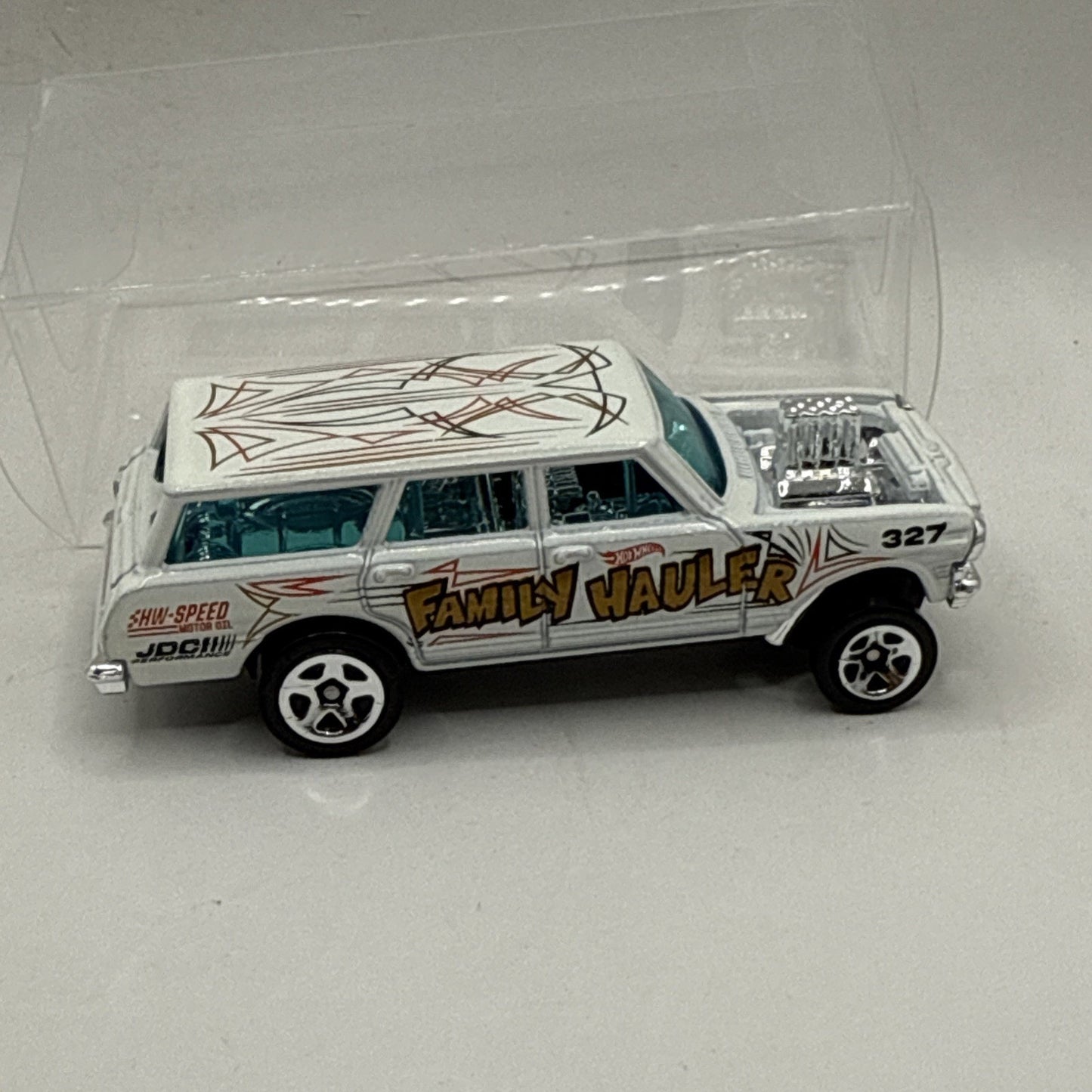 HW GASSERS 64 CHEVY NOVA GASSER FYB75 WHITE - 2025 Hot Wheels 1:64 Scale Toy Car