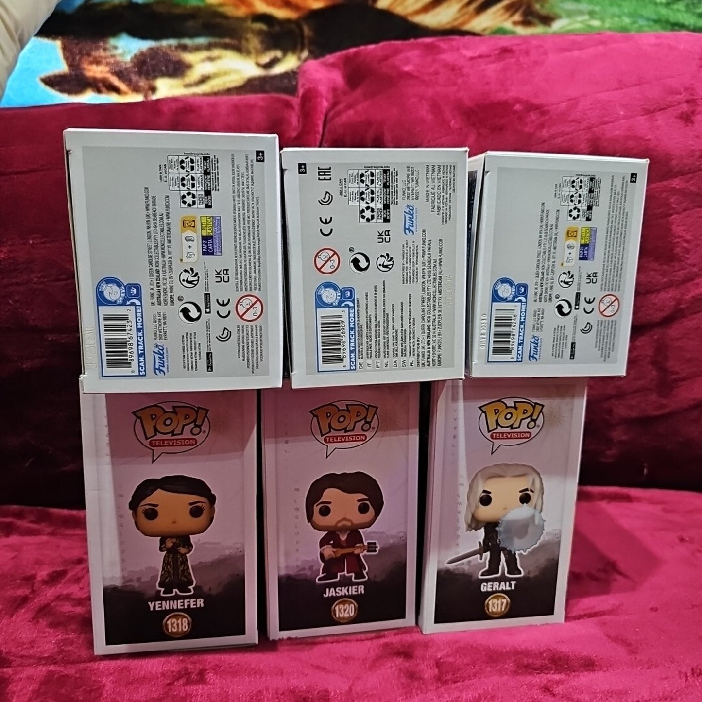 (6) Funko Pops - Television - The Witcher Vinyl Figures Collectible Toys