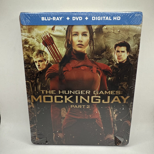 The Hunger Games: Mockingjay, Part 2 Blu-ray/DVD, 2016, SteelBook - Sealed Movie