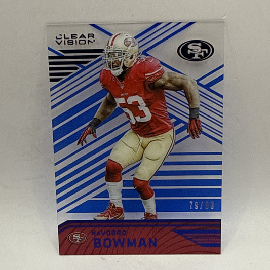 2016 Panini Clear Vision Blue /99 NaVorro Bowman #61 NFL San Francisco 49ers