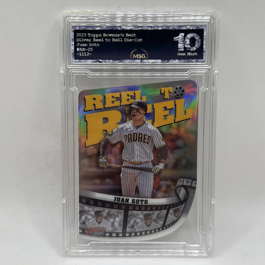 2023 Bowman's Best - Reel to Reel Die-Cuts Refractor #RR-25 Juan Soto