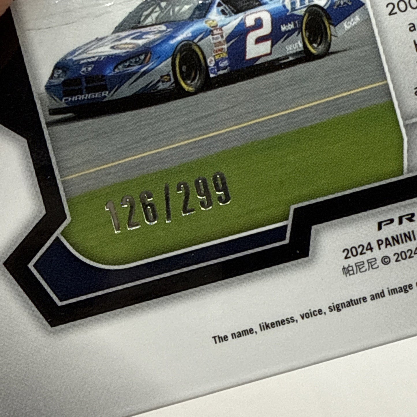 2024 Panini Prizm Red #67 Rusty Wallace /299 NASCAR Trading Card