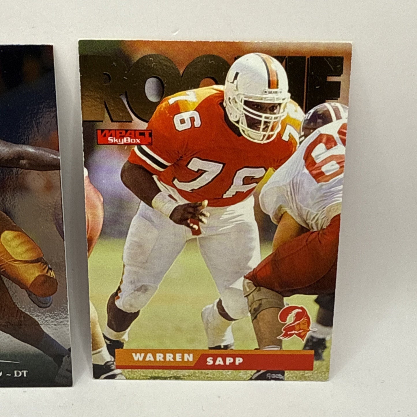 1995 SkyBox Warren Sapp ROOKIE Tampa Bay Buccaneers #179 HOF