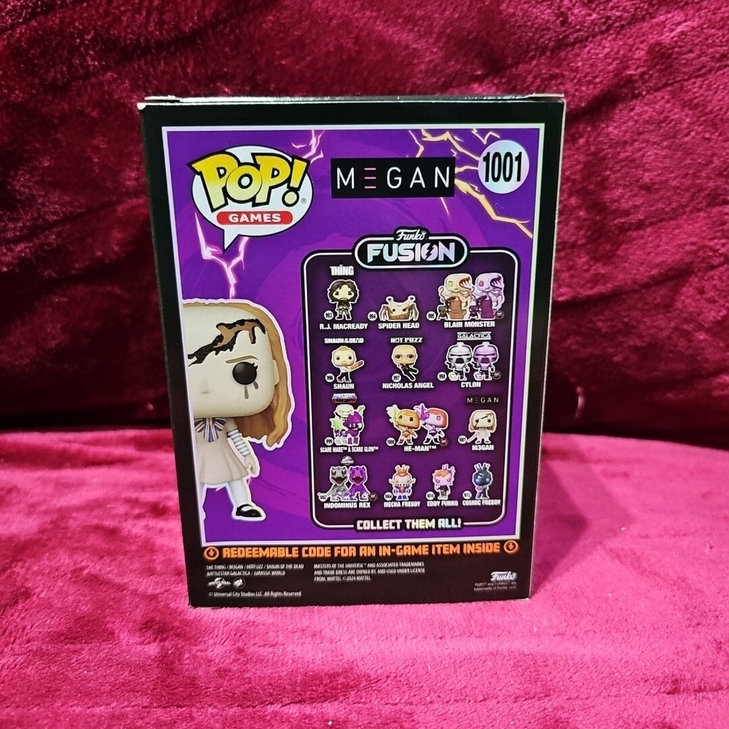 Fusion M3GAN POP Vinyl Figure #1001 Funko Games - Box Corner Wear