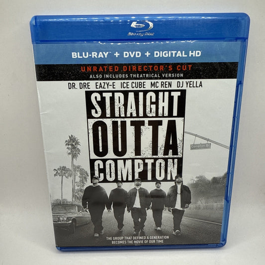 Straight Outta Compton (Blu-ray, 2015) Unrated Directors Cut - Dr.Dre, Eazy-E
