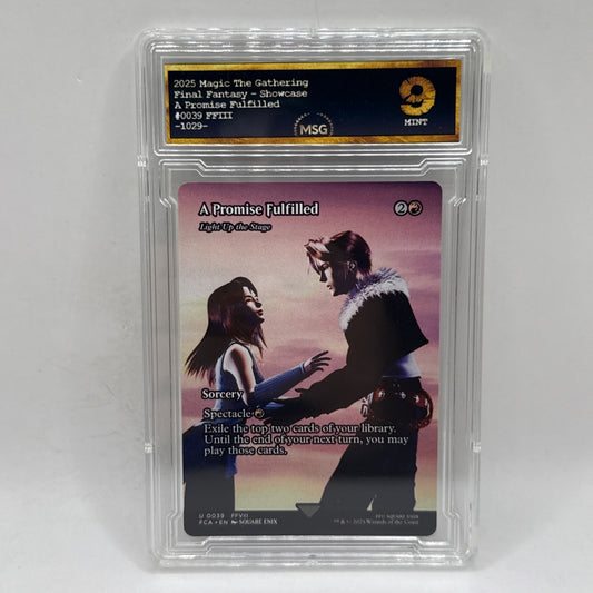 A Promise Fulfilled - Light Up the Stage (Showcase) Final Fantasy Graded 9 MTG