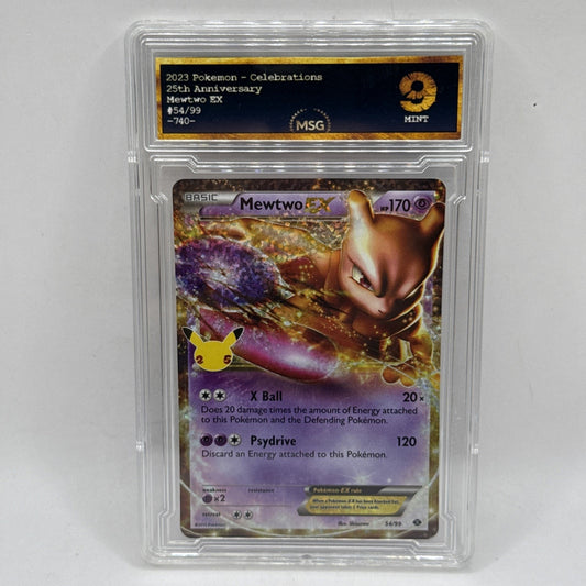 Pokemon Mewtwo EX 54/99 Ultra Rare BW Next Destinies 2012 Graded 9 Tcg Card