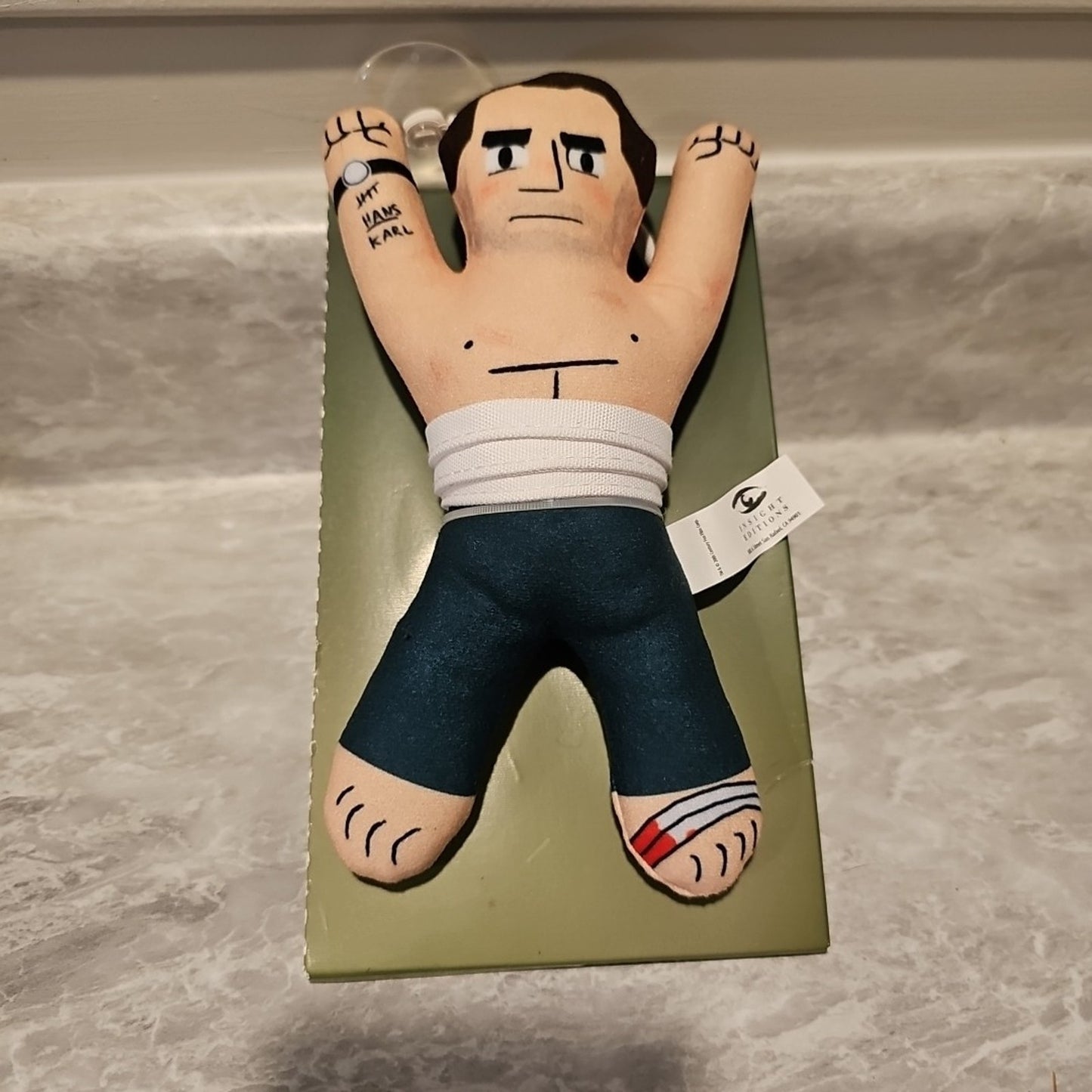 A Die Hard Christmas John McClane Suction Cup Plush Insight Editions 7”