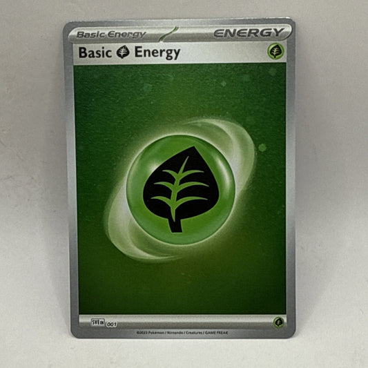 Pokémon TCG Basic Leaf Energy Cosmic Holo SVE 001 Pokemon 151 MP