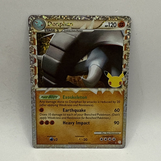 Pokemon | Celebrations | 107/123 | Donphan | Classic MP Holo Tcg Card