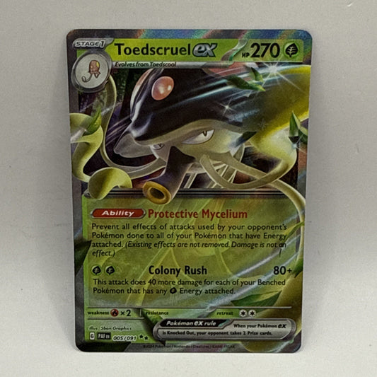 Toedscruel ex 022/197 Obsidian Flames Double Rare Holo Pokemon TCG Card NM