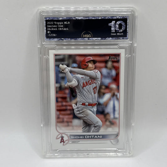 Shohei Ohtani Graded 10 2022 Topps Series One MLB #1 GEM Mint Los Angeles