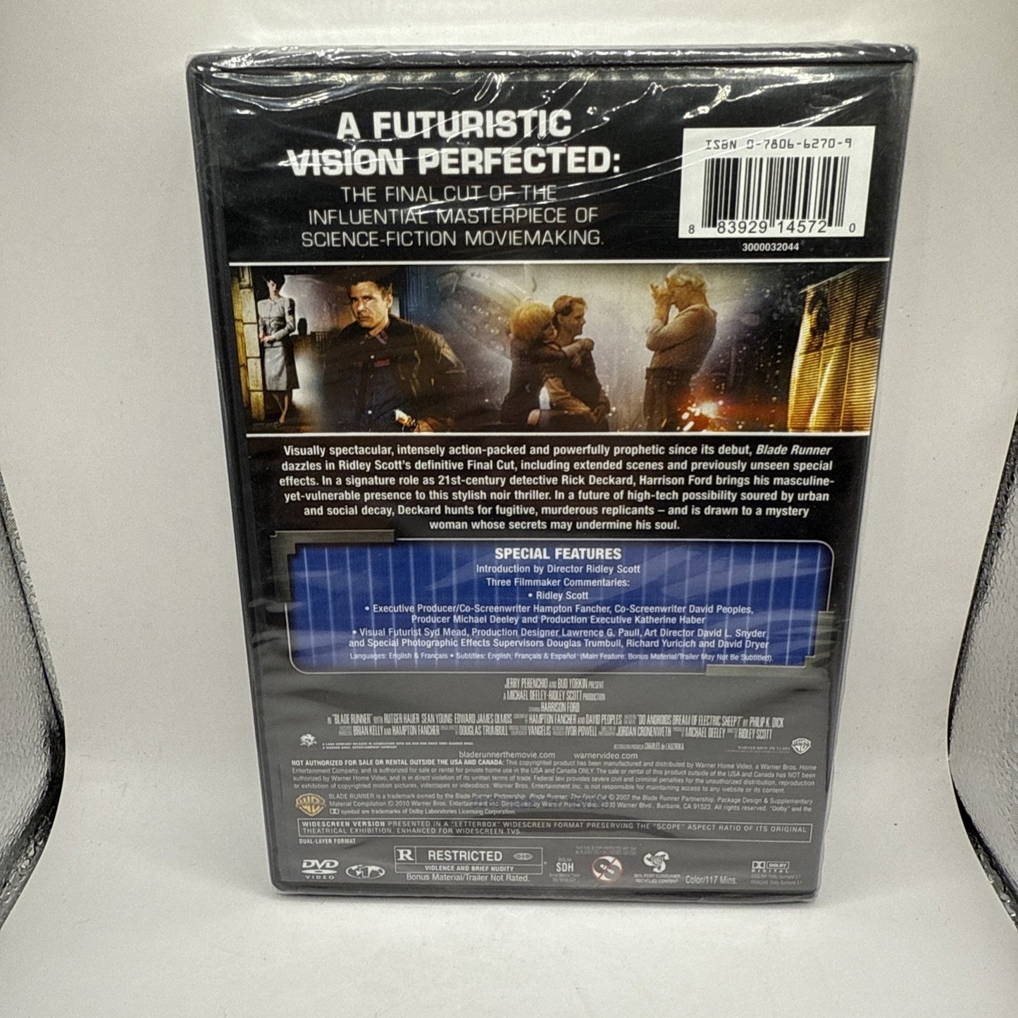 NEW!! SEALED!! Blade Runner: The Final Cut (WB DVD, 2007) Harrison Ford