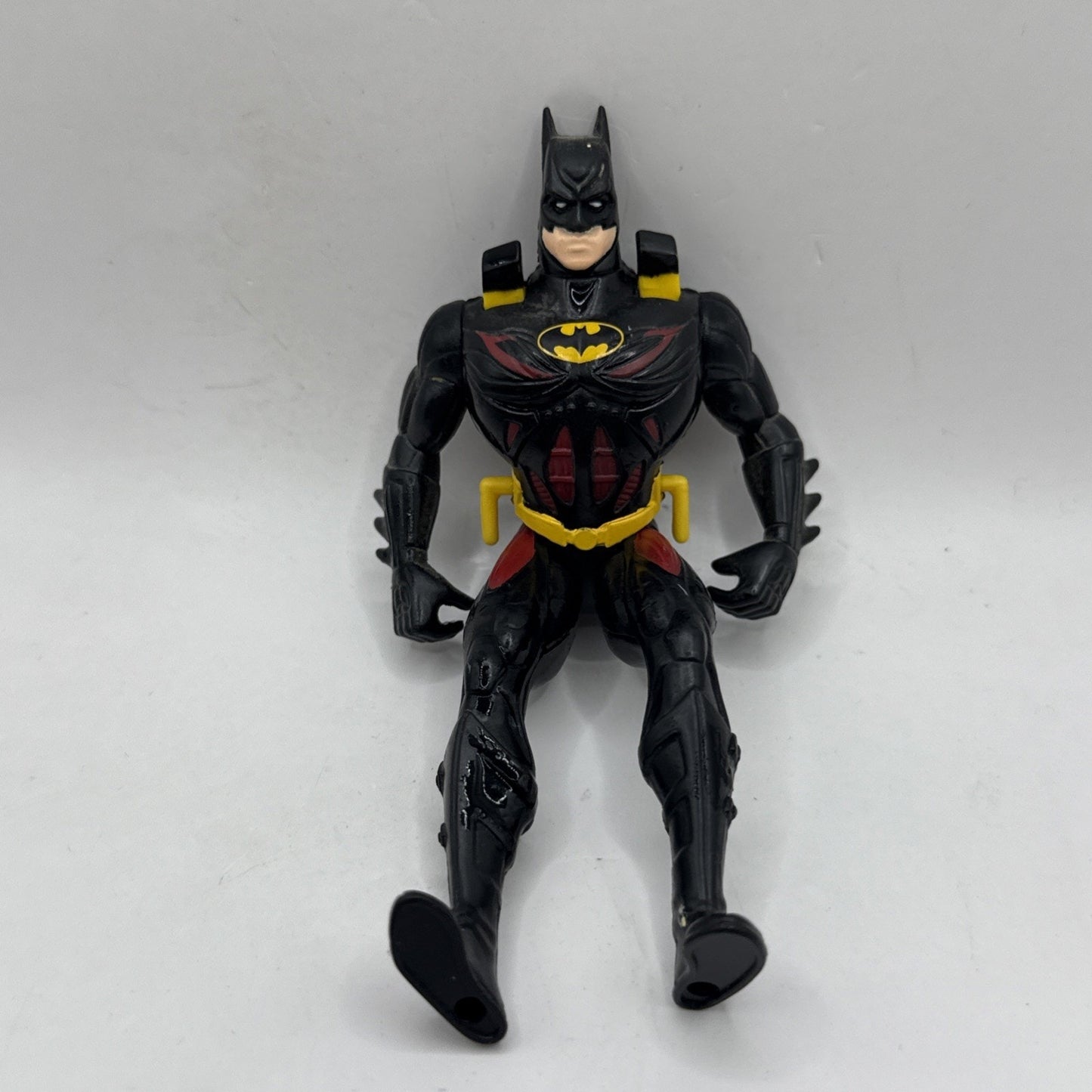 Vintage 1995 Kenner Batman Forever Black Blast Cape Batman Action Figure 5”