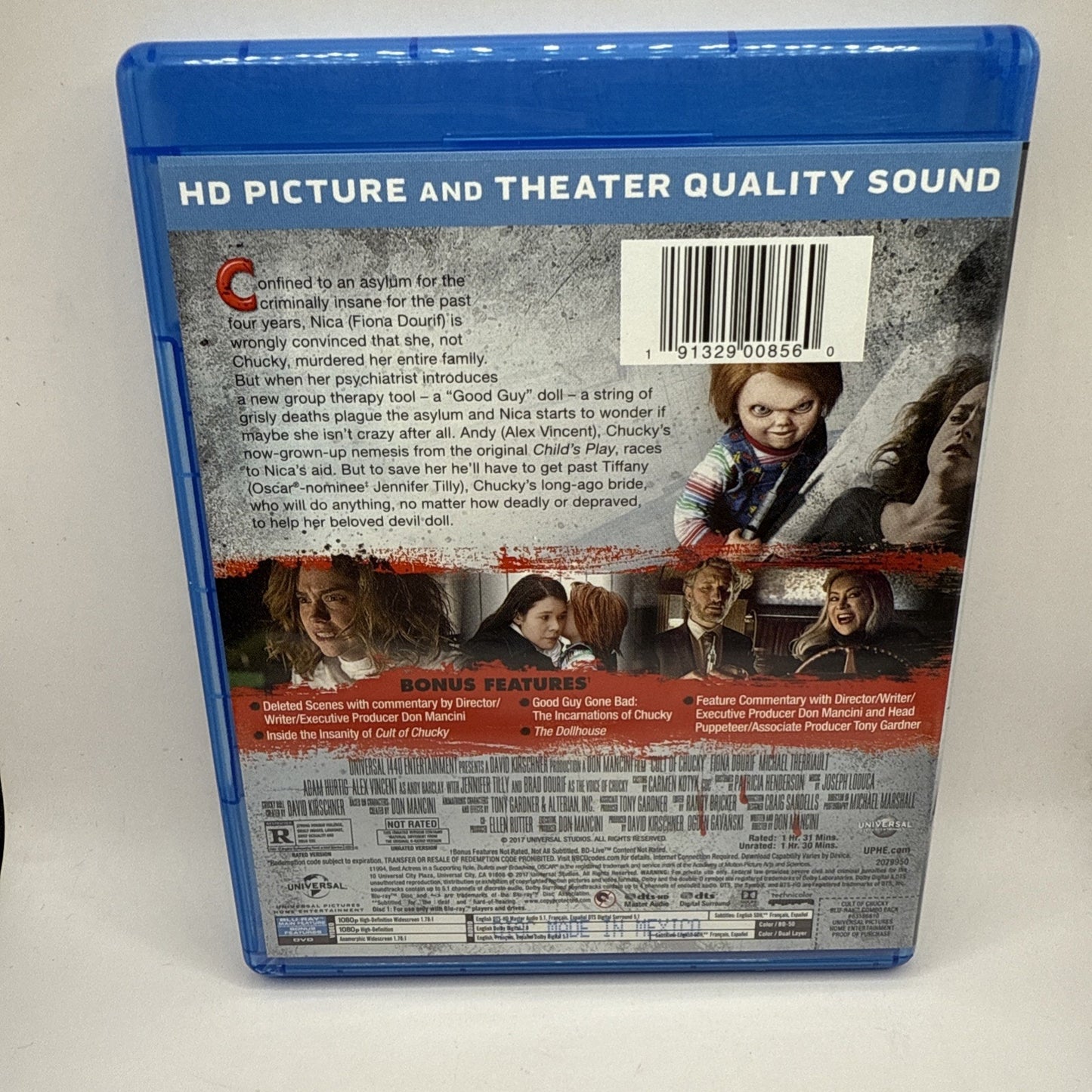 Cult of Chucky Unrated Blu-Ray & DVD Combo - David Kirschner & Don Mancini