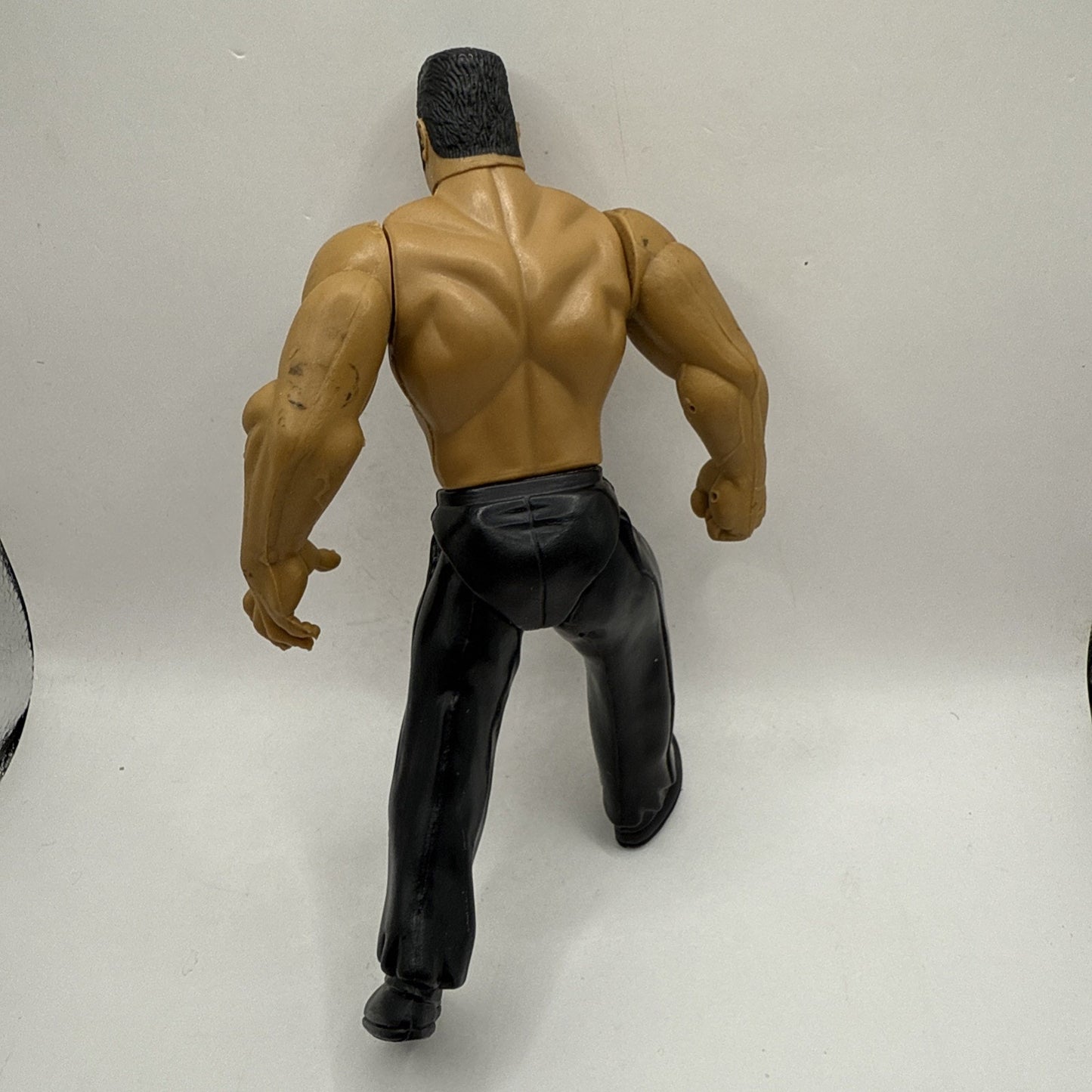 The Rock 1998 Jakks Pacific WWF action figure No Vest Rocky Maivia WWE Dwayne