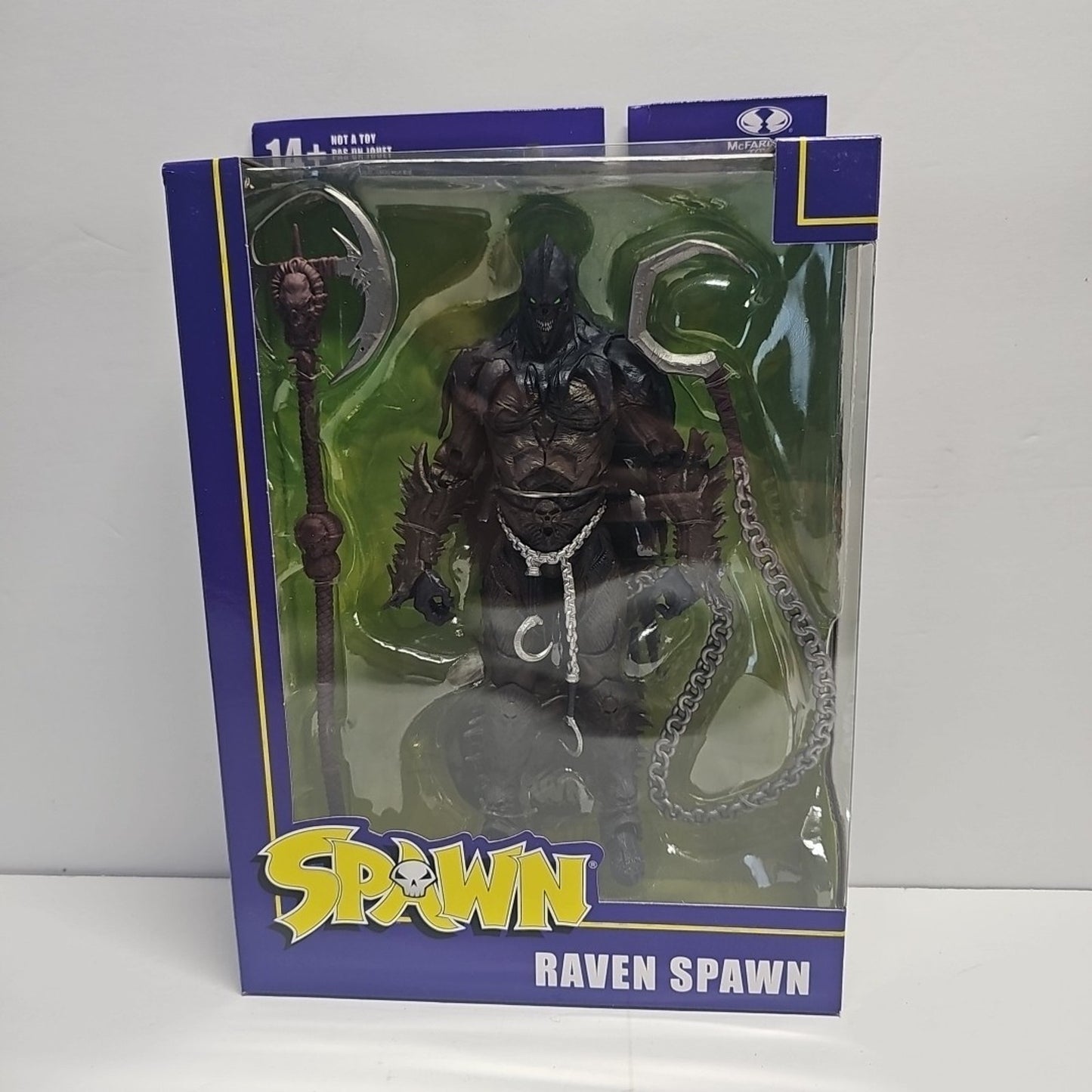 McFarlane Raven Spawn 7” Action Figure Collectible Horror Toy With Accesories