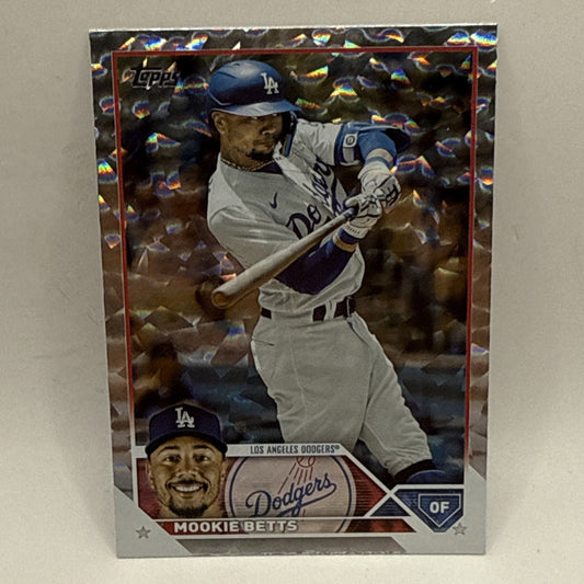 2023 Topps MOOKIE BETTS SUPER BOX SILVER FOILBOARD SP DODGERS EXCLUSIVE