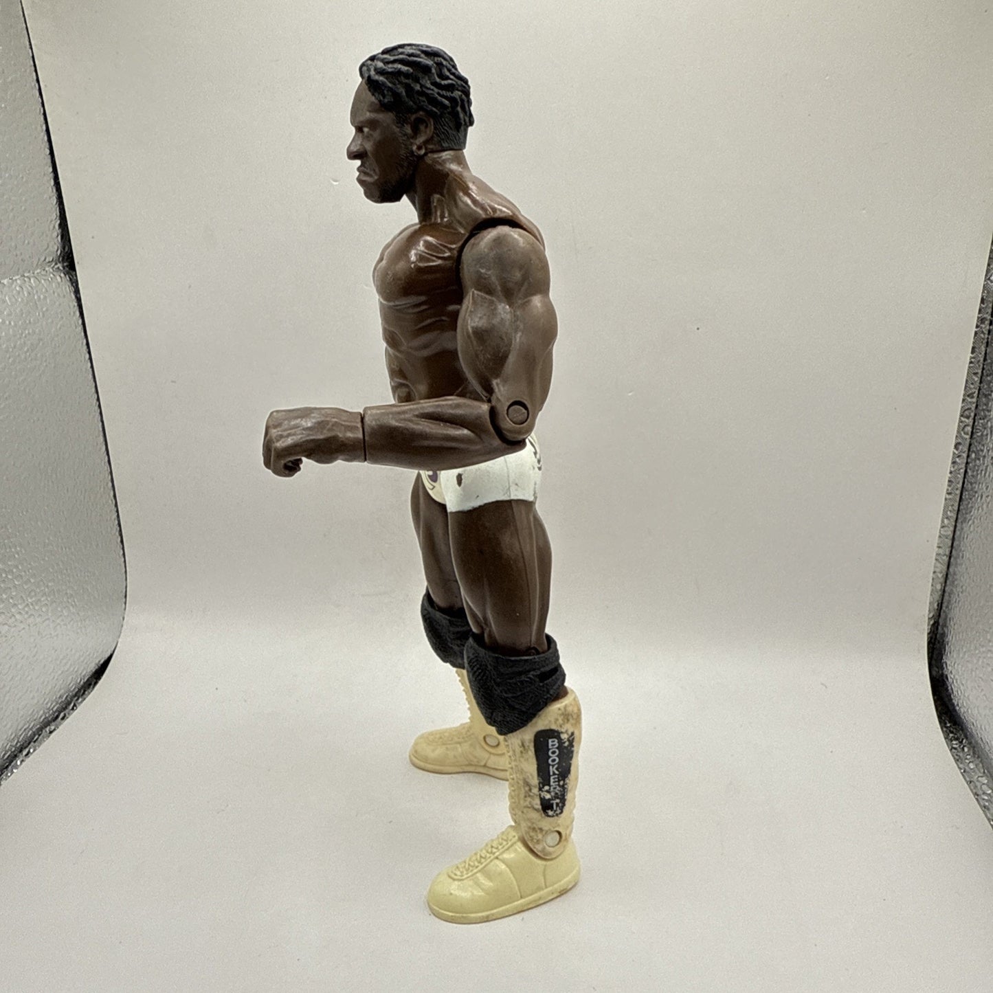 WWE Booker T Jakks Pacific Wrestling Figure 1999 WWF Titan Tron Live White 7”