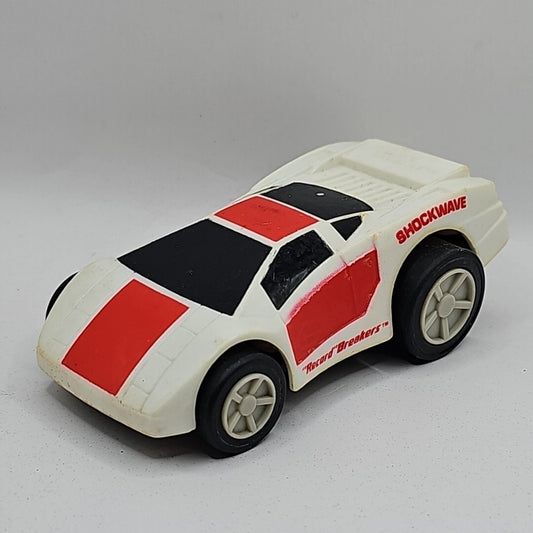 1989 BURGER KING KIDS MEAL HASBRO RECORD BREAKERS SHOCKWAVE CAR TOY 3.5"