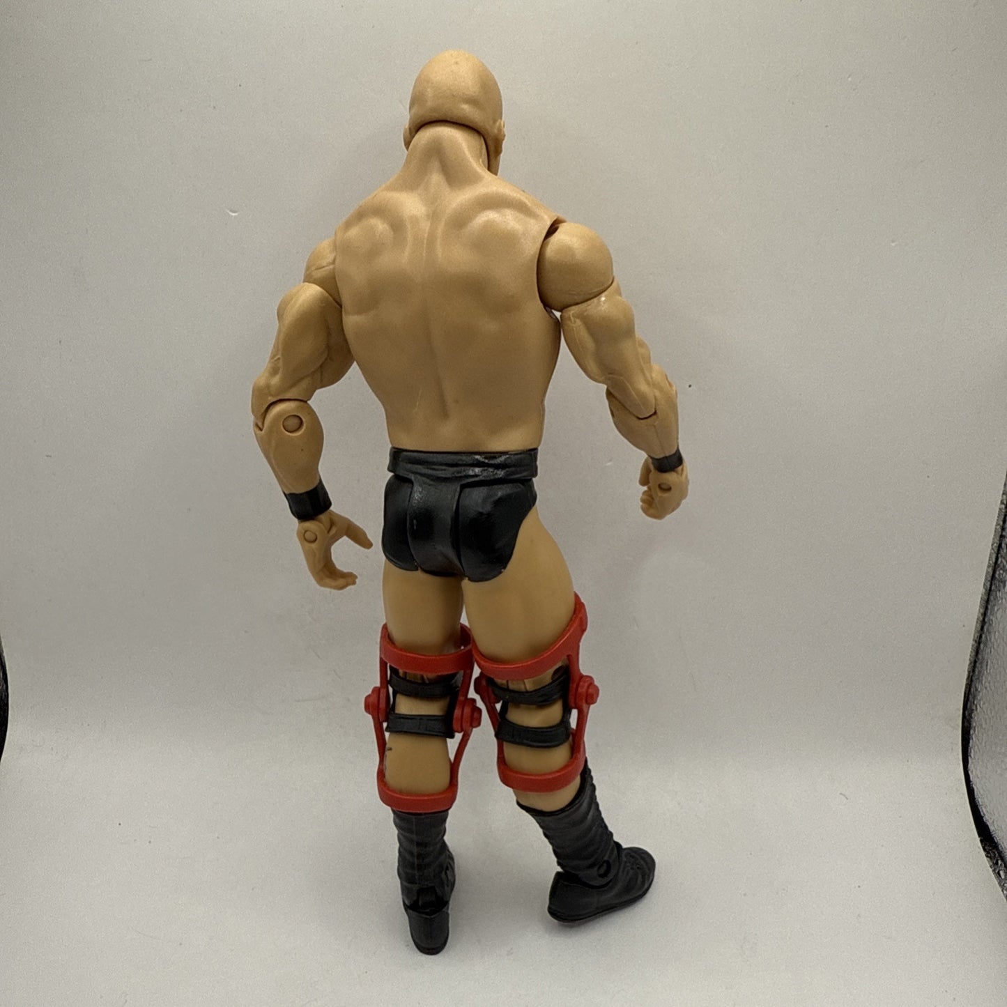 Stone Cold Steve Austin WWE WWF Action Figure With Red Knee Braces Toy