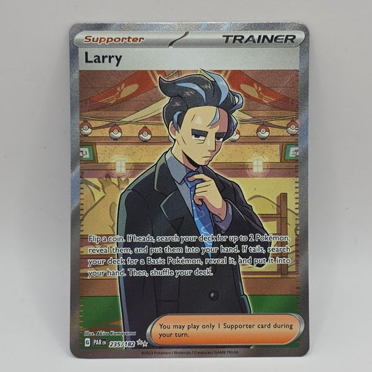Larry - 235/182 - Ultra Rare NM, English Pokemon Paradox Rift