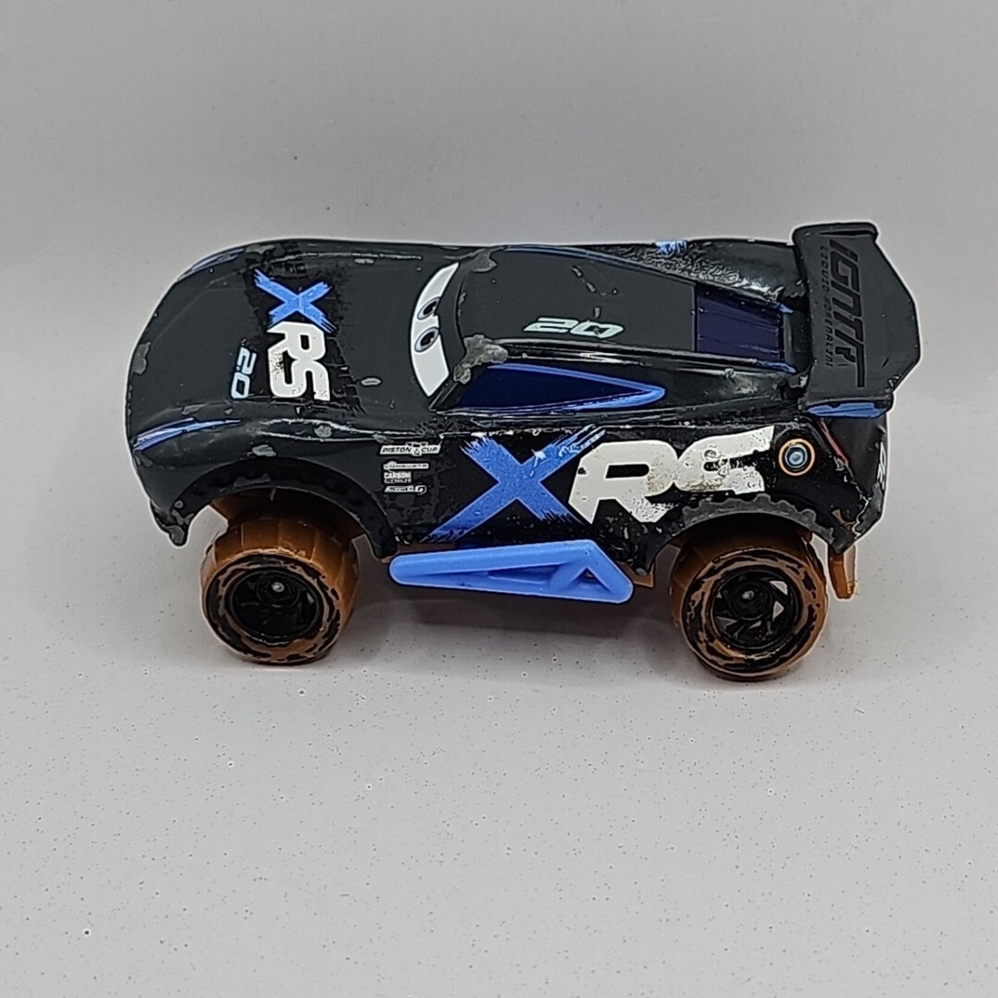 Disney Pixar Cars Mud Racing "Jackson Storm" Real Suspension Toy