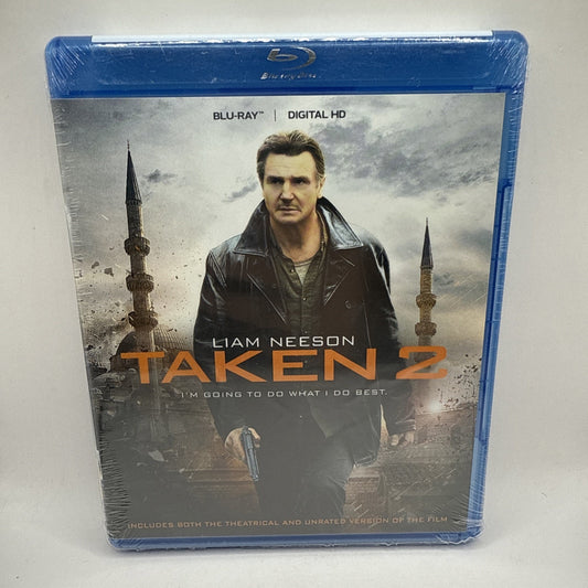 Taken 2 (Unrated Cut) [Blu-ray + Digital HD, 2014] Liam Neeson | New & Sealed