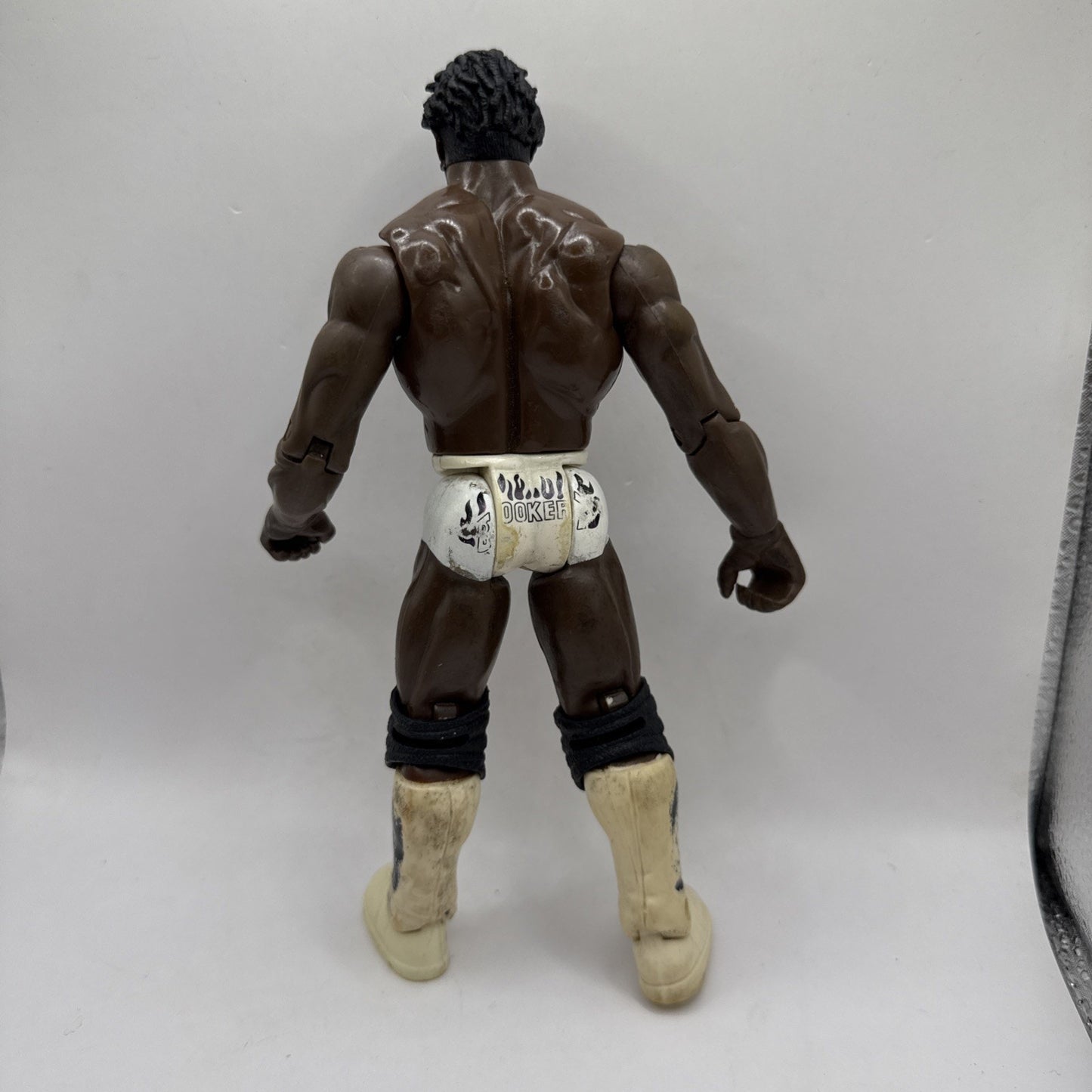 WWE Booker T Jakks Pacific Wrestling Figure 1999 WWF Titan Tron Live White 7”